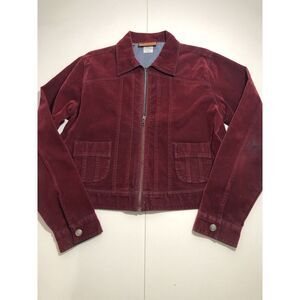 RARE Vintage Lee Jeans One True Fit Velvet Denim Jacket Women's SZ‎ L/M